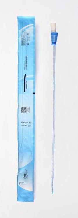 cure coude catheter and package