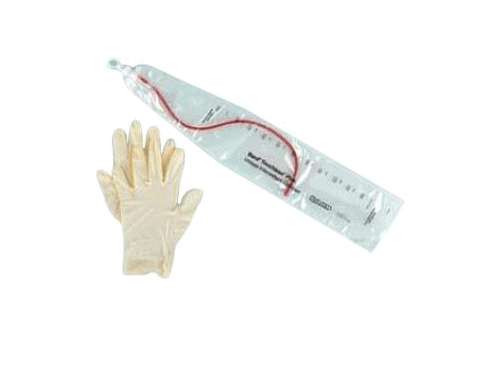touchless red rubber catheter