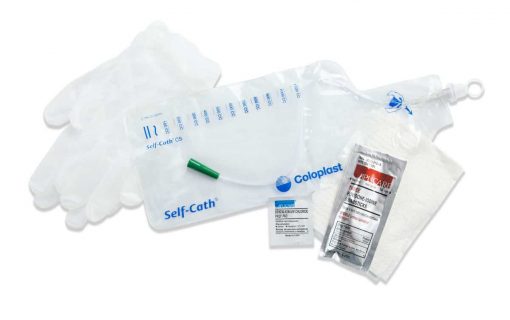 coloplast catheter kit with insertion supplies