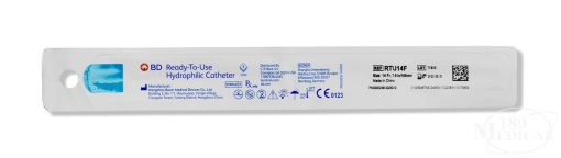 BD Ready-to-Use Hydrophilic Coudé Catheter funnel