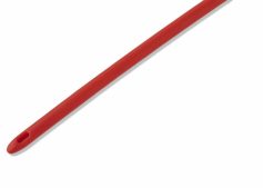Medline Red Rubber Male-Length Catheter Straight-Tip